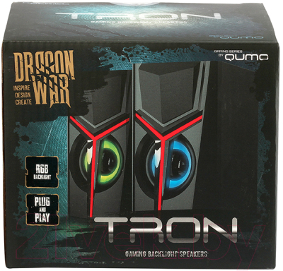 Мультимедиа акустика Qumo 2.0 Tron AS007 / Q32853