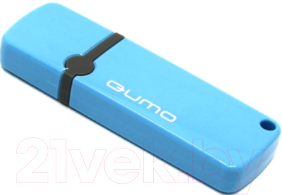 Usb flash накопитель Qumo 8GB USB 2.0 Optiva 02 Blue / Q17824 - фото