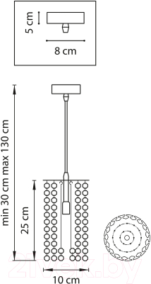 Потолочный светильник Lightstar Cristallo 795322