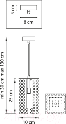 Потолочный светильник Lightstar Cristallo 795422