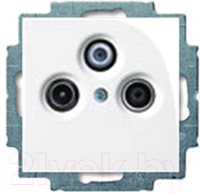 Розетка ABB Basic 55 / SP610230TRIAX1S-01.36-01.01-01.00 - фото