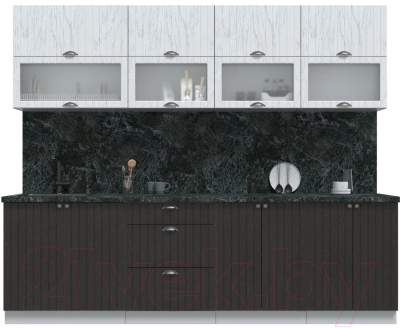 Готовая кухня Интерлиния Берес 2.6Б - фото