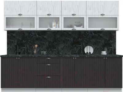 Готовая кухня Интерлиния Берес 2.8Б - фото