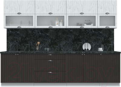 Готовая кухня Интерлиния Берес 2.9Б - фото