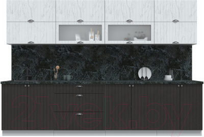 Готовая кухня Интерлиния Берес 3.1Б - фото