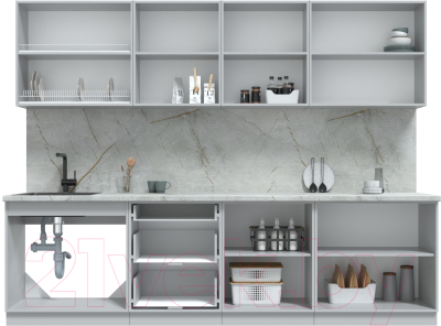 Готовая кухня Интерлиния Берес 2.8Б