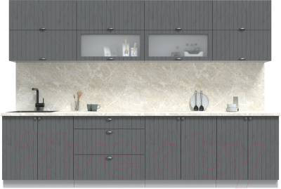 Готовая кухня Интерлиния Берес 3.1Б - фото