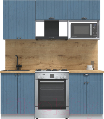 Готовая кухня Интерлиния Берес 1.8В  - фото