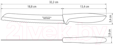 Нож Tramontina Plenus / 23422/068