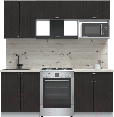 Готовая кухня Интерлиния Берес 2.0В  - фото