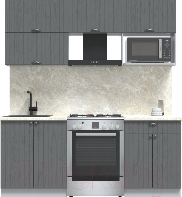 Готовая кухня Интерлиния Берес 1.9В - фото