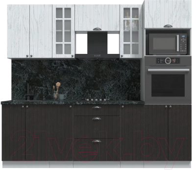 Готовая кухня Интерлиния Берес 2.4В - фото