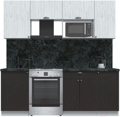 Готовая кухня Интерлиния Берес 2.1В - фото