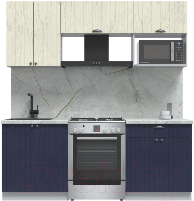 Готовая кухня Интерлиния Берес 2.0В - фото