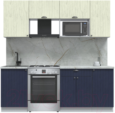 Готовая кухня Интерлиния Берес 2.1В - фото