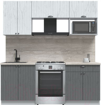 Готовая кухня Интерлиния Берес 2.0В  - фото