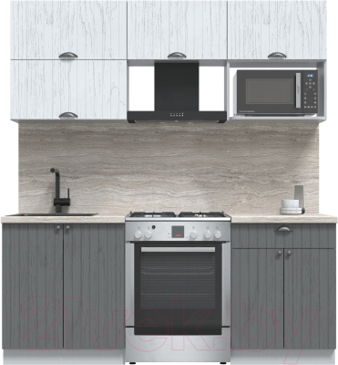 Готовая кухня Интерлиния Берес 1.9В - фото