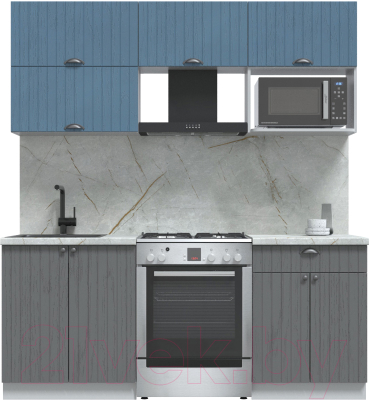 Готовая кухня Интерлиния Берес 1.9В - фото