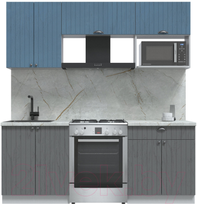 Готовая кухня Интерлиния Берес 2.0В  - фото