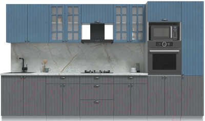 Готовая кухня Интерлиния Берес 3.6В - фото