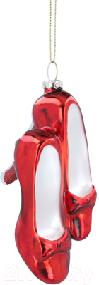Елочная игрушка Gisela Graham All Glass. Туфли на каблуке / 338 - фото