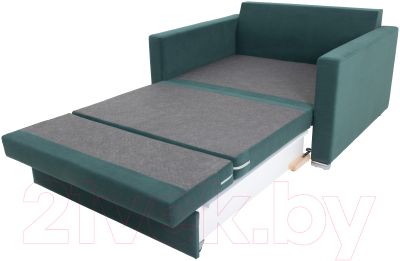 Диван KRONES Афродита выкатной 195x100 (велюр зеленый/рисунок)