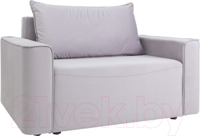 Кресло-кровать KRONES Клио (велюр серебристый) - фото