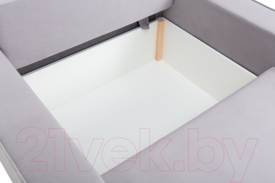 Кресло-кровать KRONES Клио (велюр серебристый)