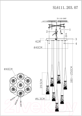 Люстра ST Luce SL6111.203.07