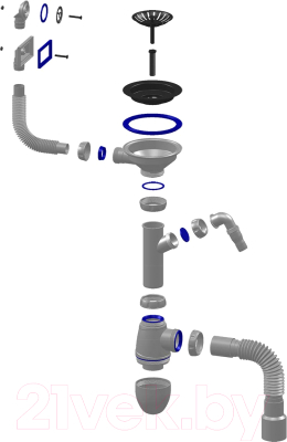 Сифон Unicorn B427