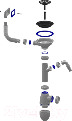 Сифон Unicorn B430VP