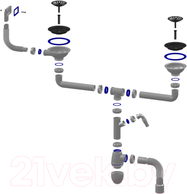 Сифон Unicorn B730V