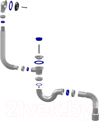 Сифон Unicorn 1 1/2x40 S102