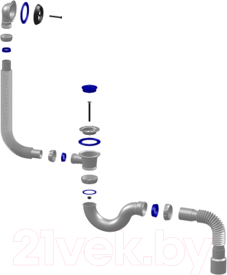 Сифон Unicorn 1 1/2x40 S32