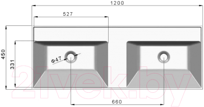 Умывальник Madera Classica 120
