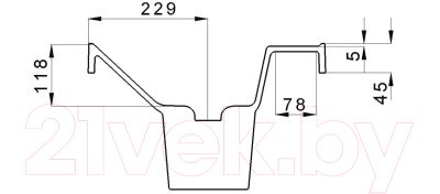 Умывальник Madera Classica 120