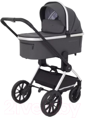 Детская универсальная коляска MOWbaby Tilda 2 в 1 / MB064 (графит) - фото