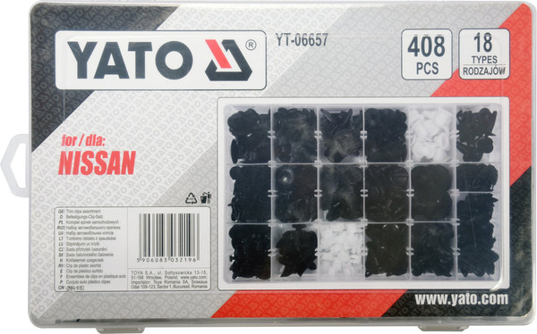 Набор клипс Yato YT-06657