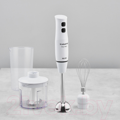 Блендер погружной Scarlett SC-HB42F06 (белый)