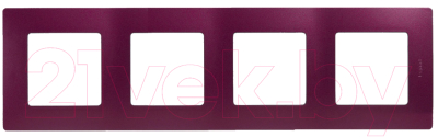 Рамка для выключателей и розеток Legrand Etika 672564 - фото