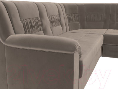 Диван угловой Mebelico Карелия 343 правый