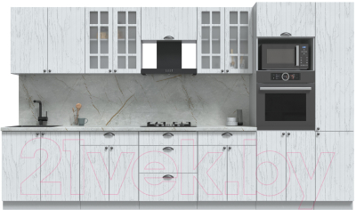 Готовая кухня Интерлиния Берес 3.6В - фото