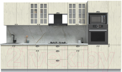 Готовая кухня Интерлиния Берес 3.6В - фото