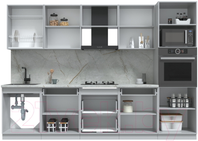 Готовая кухня Интерлиния Берес 3.0В