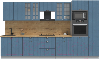 Готовая кухня Интерлиния Берес 3.6В - фото