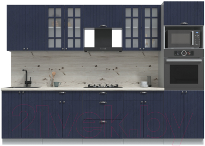 Готовая кухня Интерлиния Берес 3.0В - фото