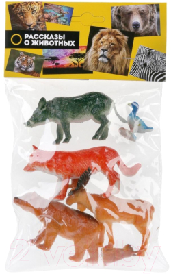 Набор фигурок игровых Играем вместе Лесные животные / S47-06