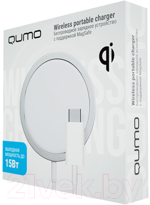 Зарядное устройство беспроводное Qumo PowerAid Qi iWatch WH Charger 0044 / Q32872