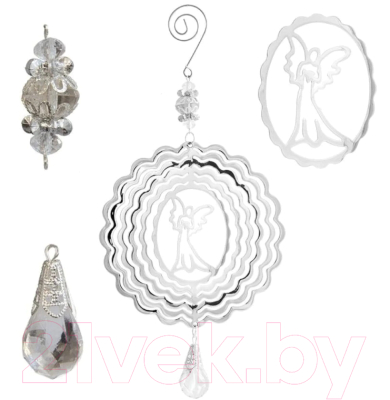 Елочная игрушка Волшебная страна Поющий ангел / 100991