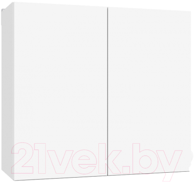 Шкаф навесной для кухни Интермебель Микс Топ ШНС 720-8-800 80см (белый премиум) - фото